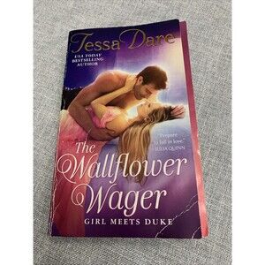 Wallflower Wager : Girl Meets Duke by Tessa Dare Romance Novel Book Paperback